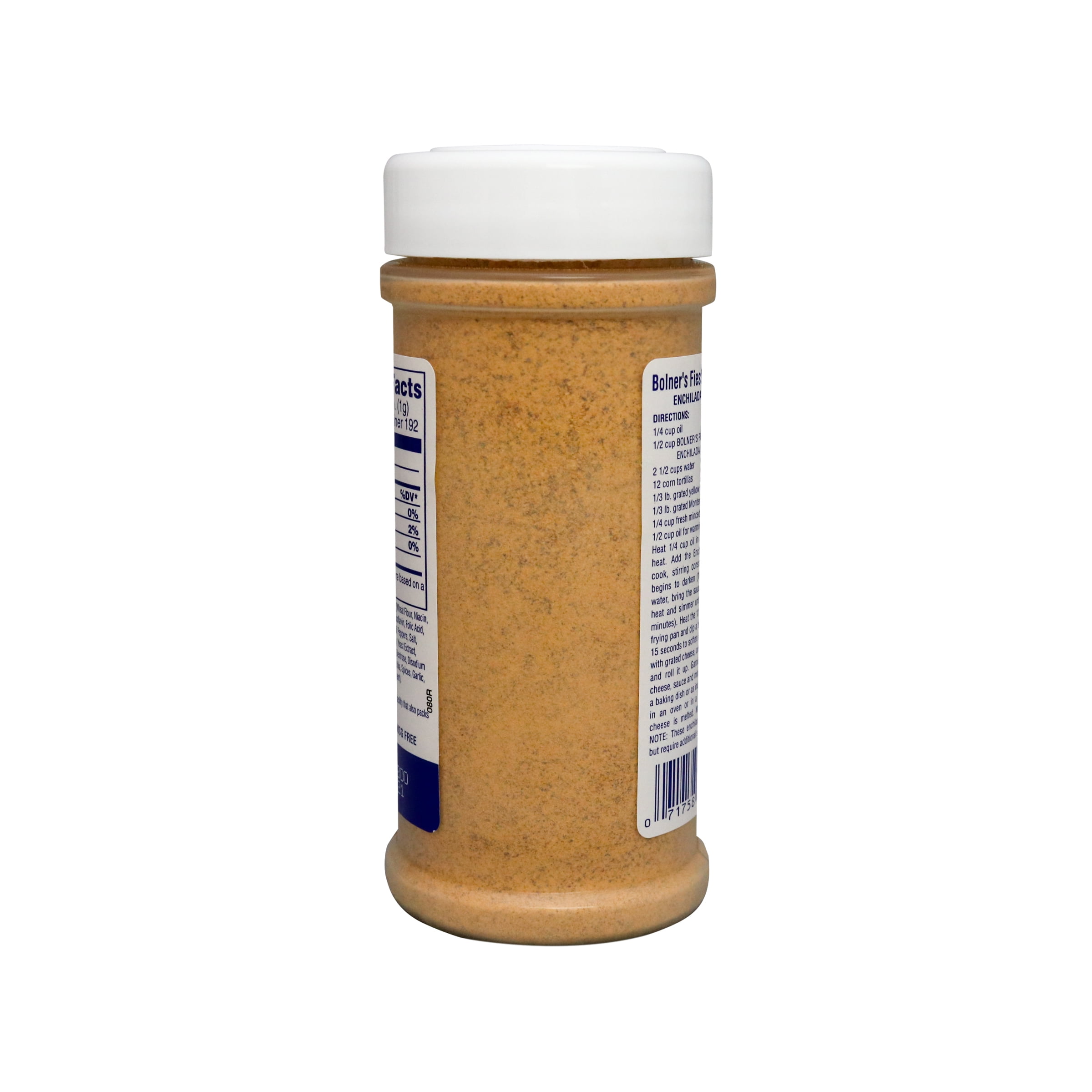 Bolner's Fiesta Brand Enchilada Seasoning, 4.5 oz Jar