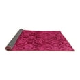 thumbnail image 2 of Ahgly Company Indoor Square Abstract Pink Modern Area Rugs, 6' Square, 2 of 4