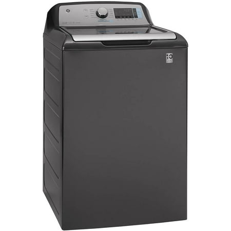 GE - 5.2 Cu. Ft. High-Efficiency Top Load Washer - Diamond gray