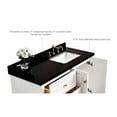 thumbnail image 4 of Ancerre Designs Hannah Left Basin Bathroom Vanity Set w/ Gold Hardware in White, 4 of 12
