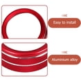 thumbnail image 3 of AURARMLET 4Ud Accesorios Interiores De Auto Fundas Para Perillas De Consola Centro Rojo, 3 of 6