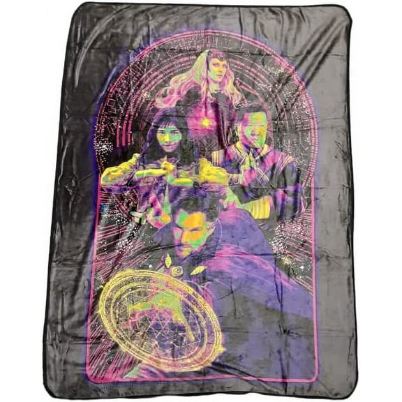 Dr Strange - Group Fight Pose Fleece Blanket