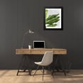 thumbnail image 4 of Fab Funky 20x24 Black Modern Framed Museum Art Print Titled - Banana Leaves 1, Green on White, 4 of 5