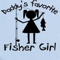 thumbnail image 2 of CafePress - DADDY's FAVORITE FISHER GIRL - Baby Light Bodysuit, Size Newborn - 24 Months, 2 of 4