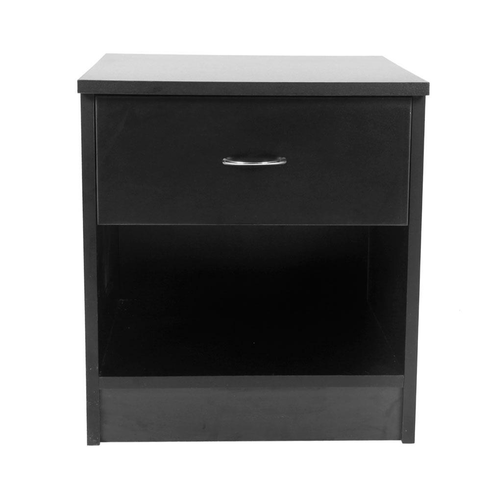 UBesGoo Modern Nightstands for Living Room, Bedroom,Black