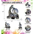 thumbnail image 6 of CoTa Global Giraffe Snow Globe - Cute Safari Animal Snow Globe Decorations with Giraffe Figurines, Collectible Animal Decor for Home, Office, or Tabletop Display - 45mm, 6 of 8