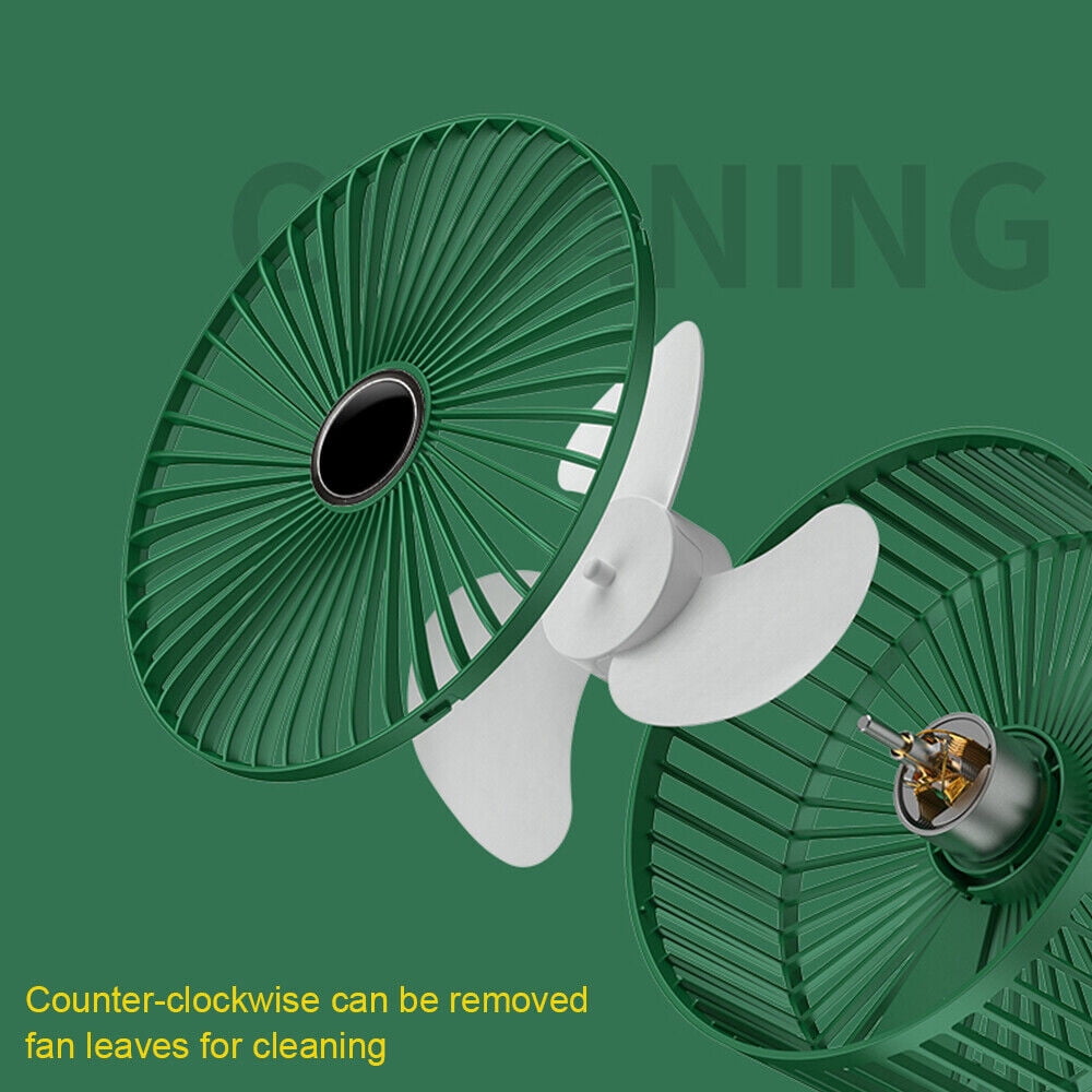 JAHY2TECH 3-Speed USB Rechargeable Foldable Portable Desk Fan