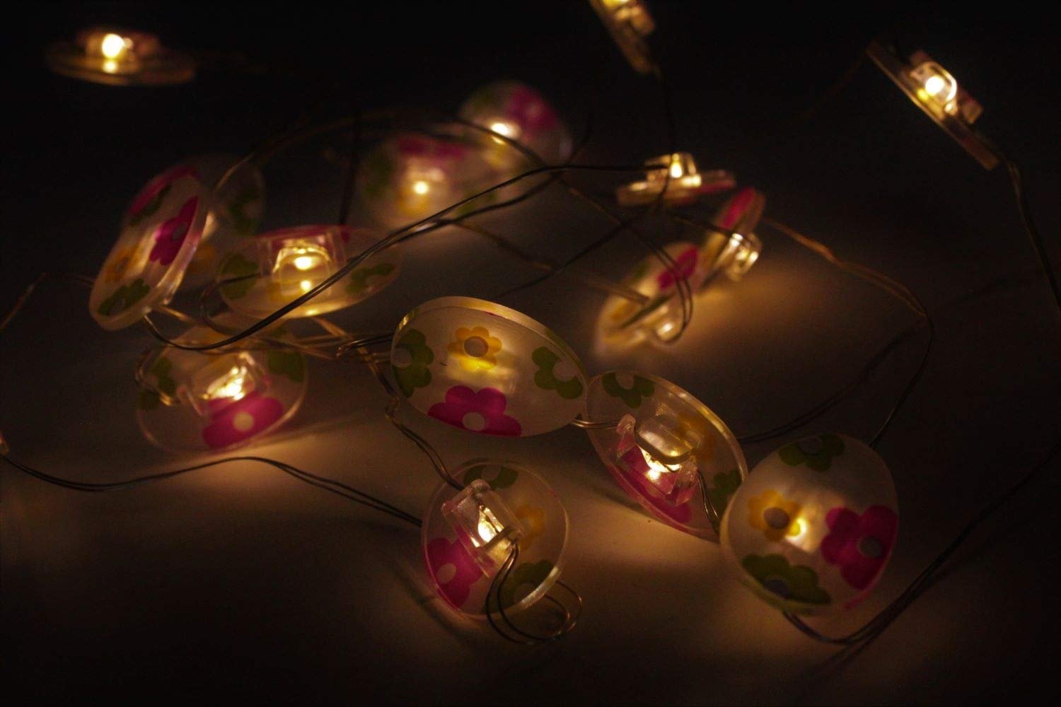 20 LED Happy Easter Egg Mini LED String Lights Battery Operated