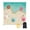 Beige, variant on Sky Blue Extra Large Sandproof Beach Blanket, Oversized Portable Picnic Mat for Travel Camping Hiking Family, 200x210cm