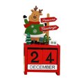 thumbnail image 2 of Christmas Advent Calendar Freestanding Letter Design Xmas Countdown Calendar Ornament for Desktop, 2 of 6
