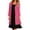 Hot Pink, variant on Cekizud Womens Cardigan Long Sleeve Chiffon Open Front Rhinestone Trim Party Outerwear Tops, S-3XL