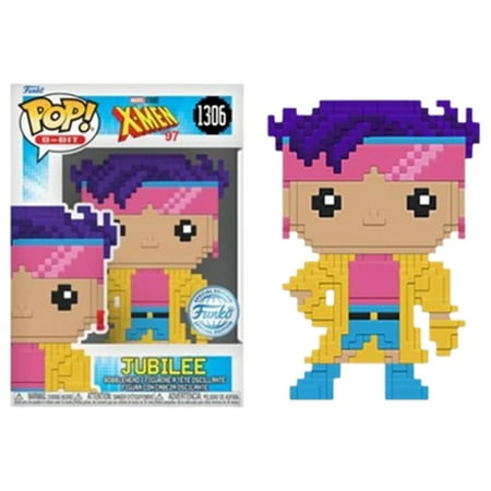 Funko PoP! 8-Bit X- Men  97 Jubilee #1306 (Funko Special Edition)