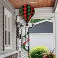 thumbnail image 2 of Briarwood Lane Green and Red Check Hot Air Balloon Spinner, 2 of 3