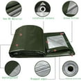 thumbnail image 7 of Heavy Duty Tarps,Bexikou Waterproof PE Green Tarpaulin,1.5m x 2m Double-Sided Tarpaulin- Multiple Purpose Tarp Sheet for Outdoor Camping Fishing Garden Furniture Cover, 7 of 7