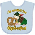 thumbnail image 3 of Inktastic I'm Excited for Oktoberfest with Cute Hedgehog Boys or Girls Baby Bib, 3 of 4