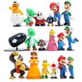 thumbnail image 3 of 18pc/set Mario Plastic Action Figures Dolls Kit Toys, 3 of 5