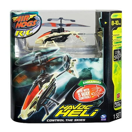Air Hogs RC Havoc Heli, Metallic Red/Beige