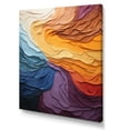 thumbnail image 2 of Designart "Lyrical Sunset Yellow Orange Abstraction II" Abstract Canvas Wall Art, 2 of 5