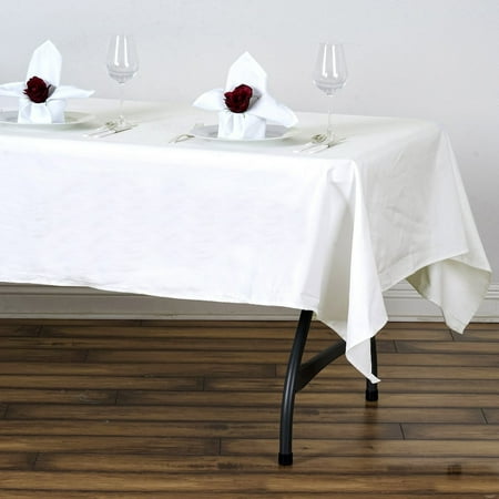 Decorations For Dining Table Efavormart 60x102 Rectangle Chambury Casa 100% Cotton Tablecloth For Party Decoration for Kitchen Dining Catering Wedding Birthday ()