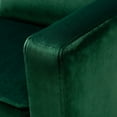 thumbnail image 5 of 2 Seater Eldoria Sofa with Armrest, Leisure Sofa with Gold Stainless Legs, Couch for Living Room Apartment Lounge, GREEN, 5 of 9