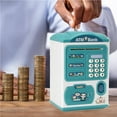 thumbnail image 2 of Seitruly Electronic Password Fingerprint Banking Piggy Savings Decoration Machine Gifts Box Automatic Cash Gift Birthday Videojuegos y accesorios Azul, 2 of 6