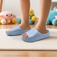 thumbnail image 6 of Kids Cloud Slides Slippers For Girls Boys,Pillow House Slippers Non-Slip Super Soft Quick Drying Shower Cushioned Slides Bathroom Thick Sole Sandals Indoor Outdoor Slippers, 6 of 7