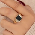 thumbnail image 4 of Guardurnaity Anillo geométrico para mujer, moda Hiphop, Festival, cumpleaños, taller, fecha escolar, joyería personalizada Simple para mujer Ropa, zapatos y accesorios Miscelánea, 4 of 6