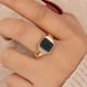 thumbnail image 5 of Qarigey Anillo geométrico de Metal Vintage Hiphop para cumpleaños, boda, fiesta, vacaciones, playa, fecha, joyería de viaje para mujer Ropa, zapatos y accesorios Miscelánea Qarigey AP014611-00, 5 of 6