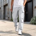 thumbnail image 2 of TFEOQRY Boys Cargo Pants Casual Multi-Pocket Lightweight Breathable Youth Trousers for Daily Outdoor, 2 of 9