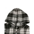 thumbnail image 4 of TheFound Boys Casual Clothes Set Plaid Printed Pattern Hoodie and Pants, 4 of 9