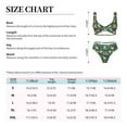 thumbnail image 2 of Kdxio Turkey And Thanksgiving1 Print Women's 2 Piece High Waisted Wrap Spaghetti Strap Summer Swimsuit Bikini Set-X-Large, 2 of 5
