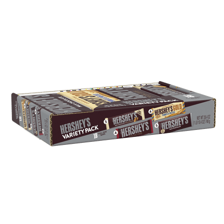 Hershey's, Halloween Gold Variety Box, 26.4 oz, 18 (Best British Chocolate Bars)
