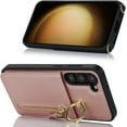 thumbnail image 5 of Samsung Galaxy S23 Plus Case with Card Holder for Women, Galaxy S23 Plus Phone Case Wallet with Strap Credit Card Slots Crossbody with Kickstand Zipper Shockproof Case for S23 Plus - Rose Gold, 5 of 18