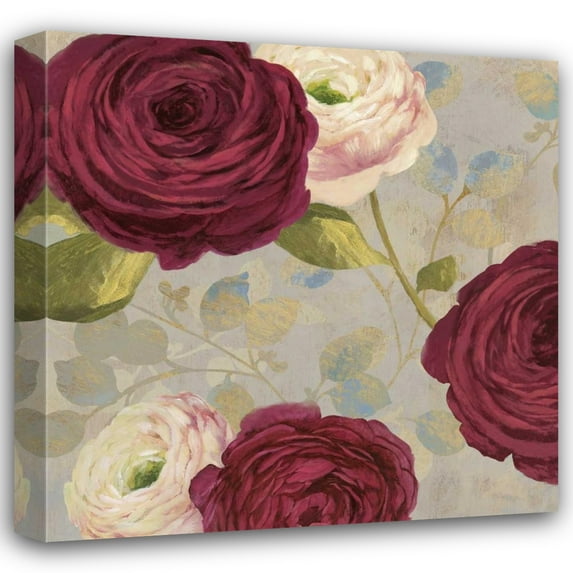 Asia Jensen 36x36 Gallery Wrapped Canvas Wall Art Titled - Amorous I