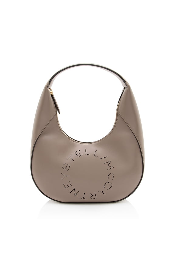 Pre-Owned Stella McCartney Eco Alter Nappa Perforated Logo Small Hobo
