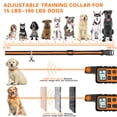 thumbnail image 5 of Dog Training Collar, Rchageable Dog Shock Collar with Remote 1640ft, 3 Modes Beep Vibration Shock, IPX7 Waterproof Bark Collar for Large Medium Small Dogs, 5 of 7