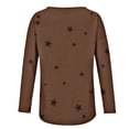 thumbnail image 5 of MEICHEN Womens Crew Neck Star Graphic Pullover Tops Fall Shirts Casual Long Sleeve Oversized Tops, 5 of 5