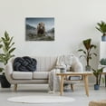 thumbnail image 2 of Stupell Industries Roaring Brown Grizzly Bear Rocky Mountain Top View Graphic Art Gallery Wrapped Canvas Print Wall Art, Design by Kelley Parker, 2 of 7