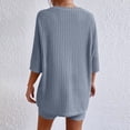 thumbnail image 4 of MAIHAN Women Summer Outfits Summer Outfits for Women Short Sleeve Top and Shorts Shorts Set 2 Piece Outfit Cotton Outfits Sets, 4 of 5