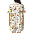 thumbnail image 3 of Xecao Hello Summer print Swimsuit for women, Summer-ready, sporty style.Quick-dry fabric. Many sizes & colors., 3 of 9