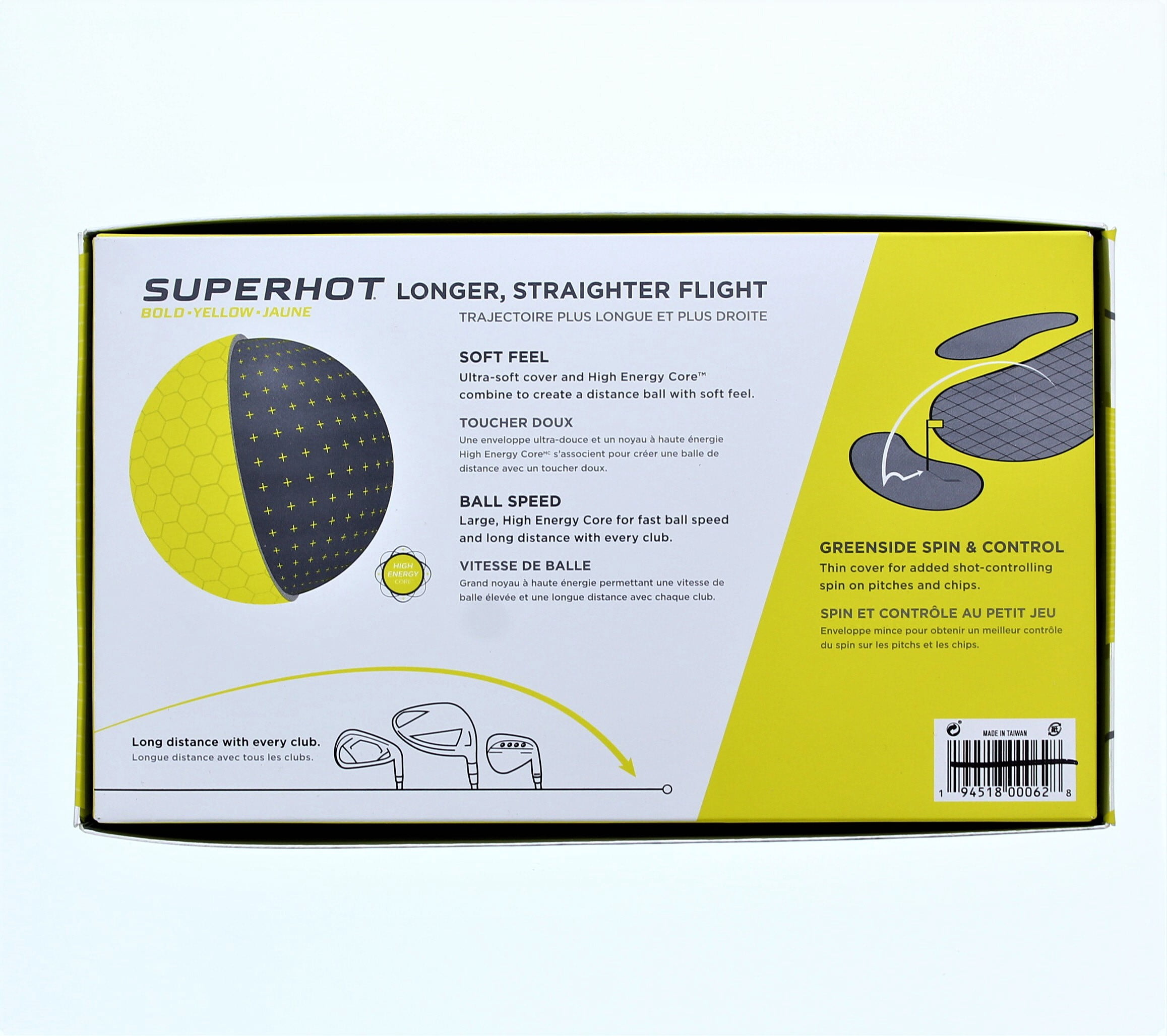 Callaway Superhot Golf Balls, 15 Pack, Yellow