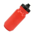 thumbnail image 2 of Botella de agua para bicicleta de 600 ml, flexible, de silicona PP5 de grado alimenticio, segura, a prueba de fugas, para deportes al aire libre, ciclismo, color rojo, 2 of 14