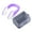 Purple, variant on LanSuare Summer Swimming Nose Clip - Waterproof Silicone for Kids and Adults with Bright Color