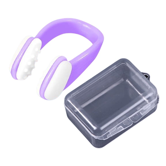 ElainilyeSwimming Nose Clip, Adjustable Silicone Nose Clamp, Waterproof Clip for Kids and Adults in Pool, Snorkeling, and Training