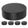 thumbnail image 5 of WEUVEB Black PU Floor Hockey Training Pucks Set of 5 Practice Hockey Pucks for Indoor and Outdoor Use, 5 of 8