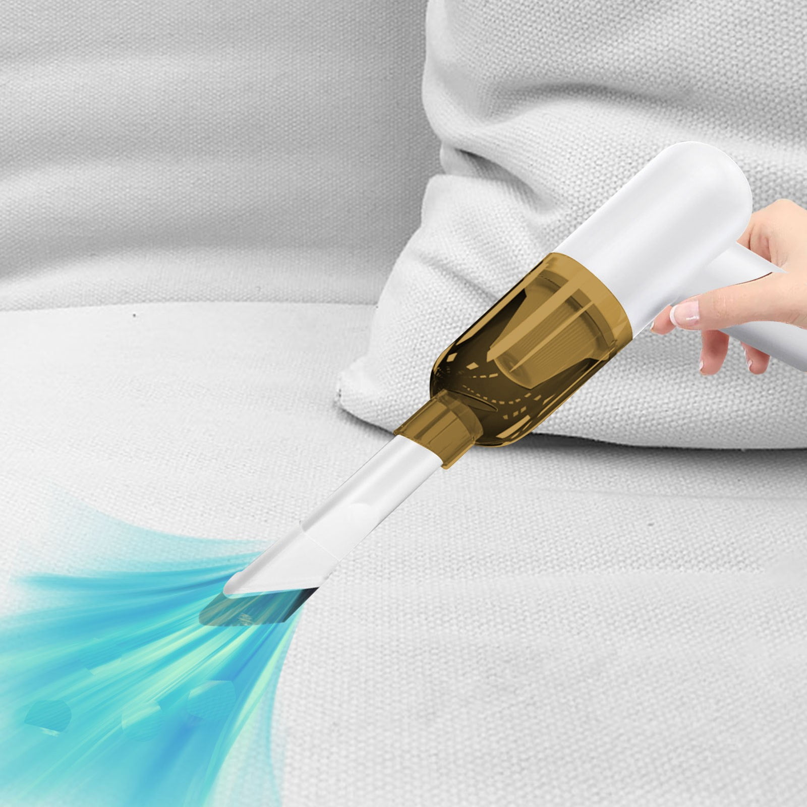 Handheld Vacuum Cleaner, Wet Dry Use 10000PA Powerful Suction, Rechargeable Car Vacuum, 4000mAh Long Runtime, Mini Portable Vacuum, Compact Design For Home Car Office