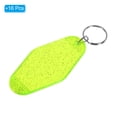 thumbnail image 3 of Vintage Motel Keychain Blank Hotel Keychains Retro Key Tag, Clear Green with Spots 16 Pack, 3 of 6
