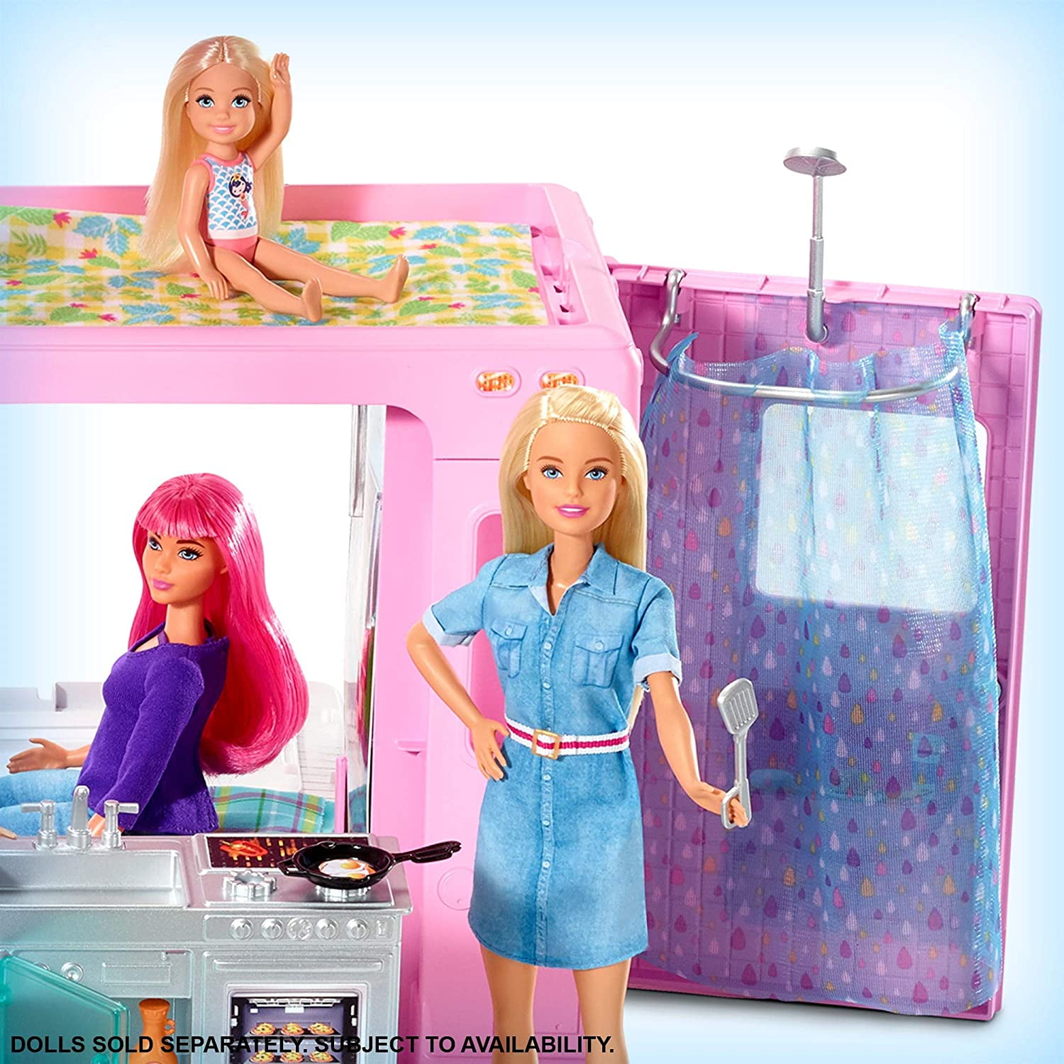 Barbie® 3-in-1 DreamCamper Vehicle and Accessories