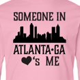 thumbnail image 4 of Inktastic Atlanta Georgia Someone Loves Me Skyline Long Sleeve Youth T-Shirt, 4 of 5