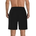 thumbnail image 3 of Naloa Black Men's Beach Shorts, Surfing shorts, Swim trunks, Quick Dry Swim Trunks for Surfing Beach Fun - XX-Large, 3 of 9